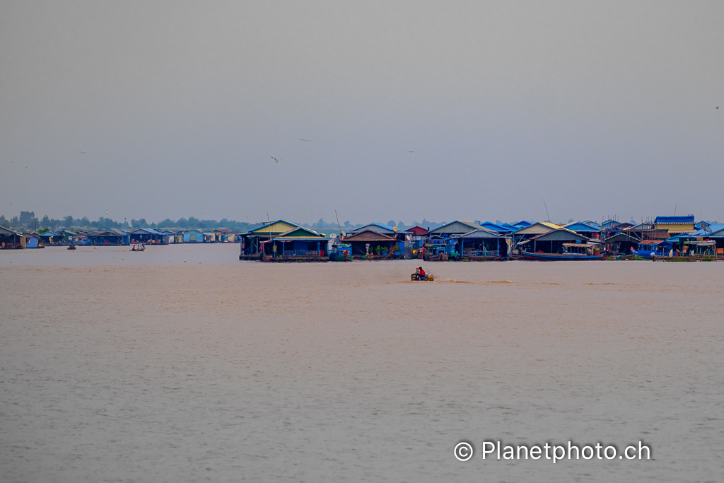 Village flottant de Kampong Chhnang