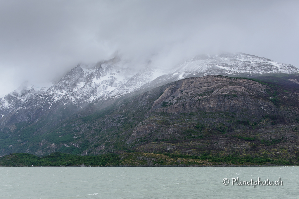 Parc de Torres del Paine - Lac Gris et son glacier