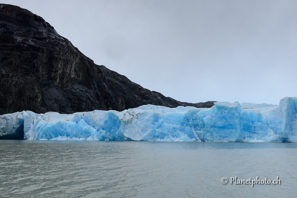 Parc de Torres del Paine - Lac Gris et son glacier