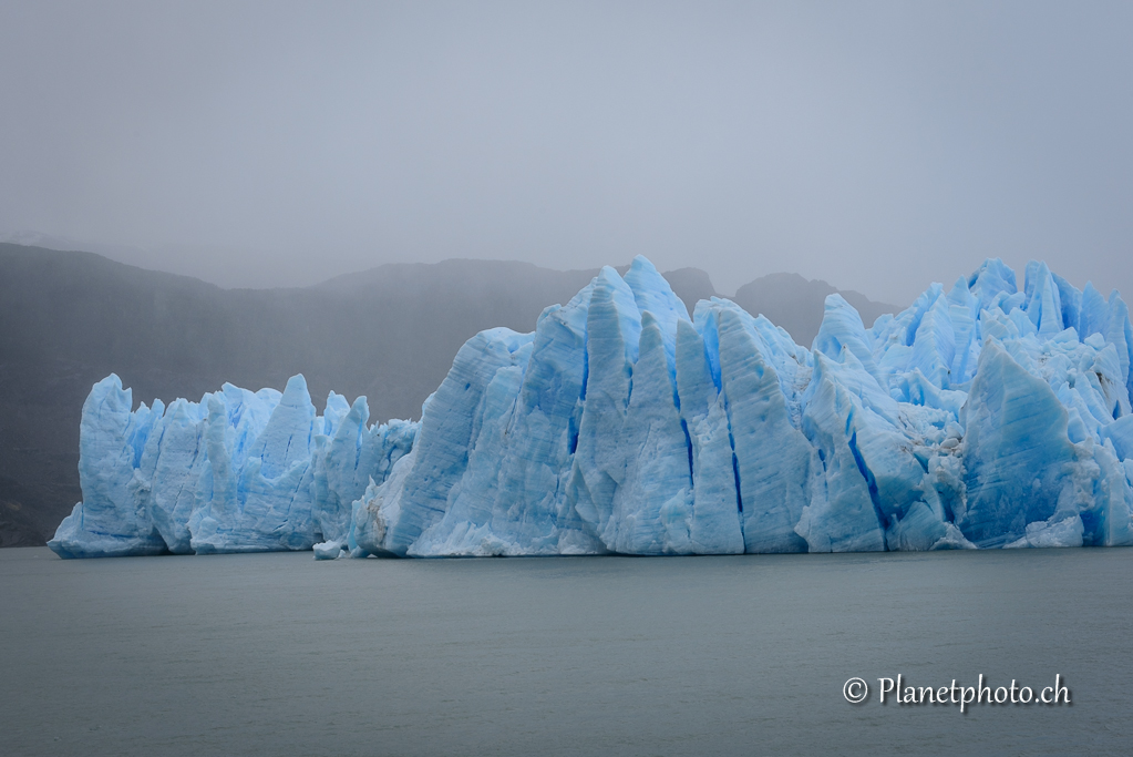 Parc de Torres del Paine - Lac Gris et son glacier