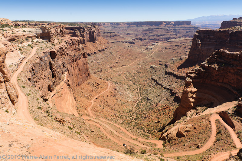 Moab, Canyonlands Nat. Park - White Rim Road, Shafer Trail.